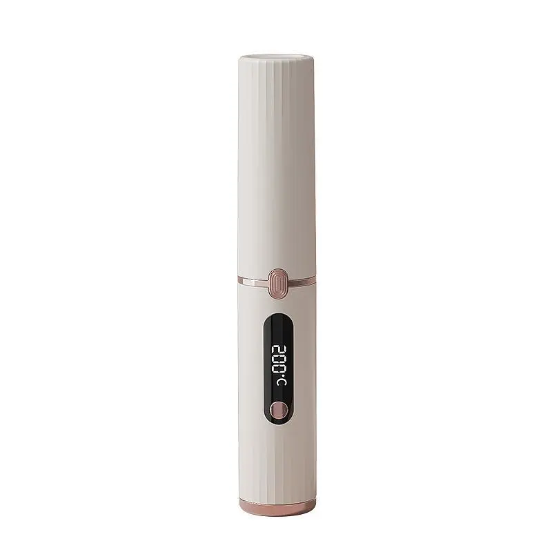 【wavy chic】New rechargeable wireless hair straightening comb for curly hair, portable mini straightening plate, negative ion non-harming power generation comb hair straightener Comfort 7