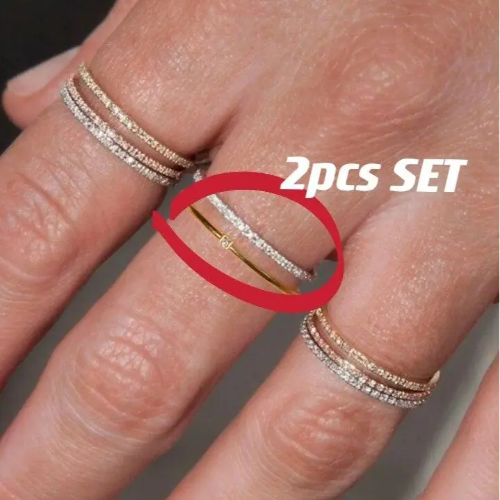 Eternity Ring for Women UK, 18K Gold Plated Half Eternity, Skinny Eternity Ring, Wedding Band, Minimalist Ring, Dainty Eternity Ring 4