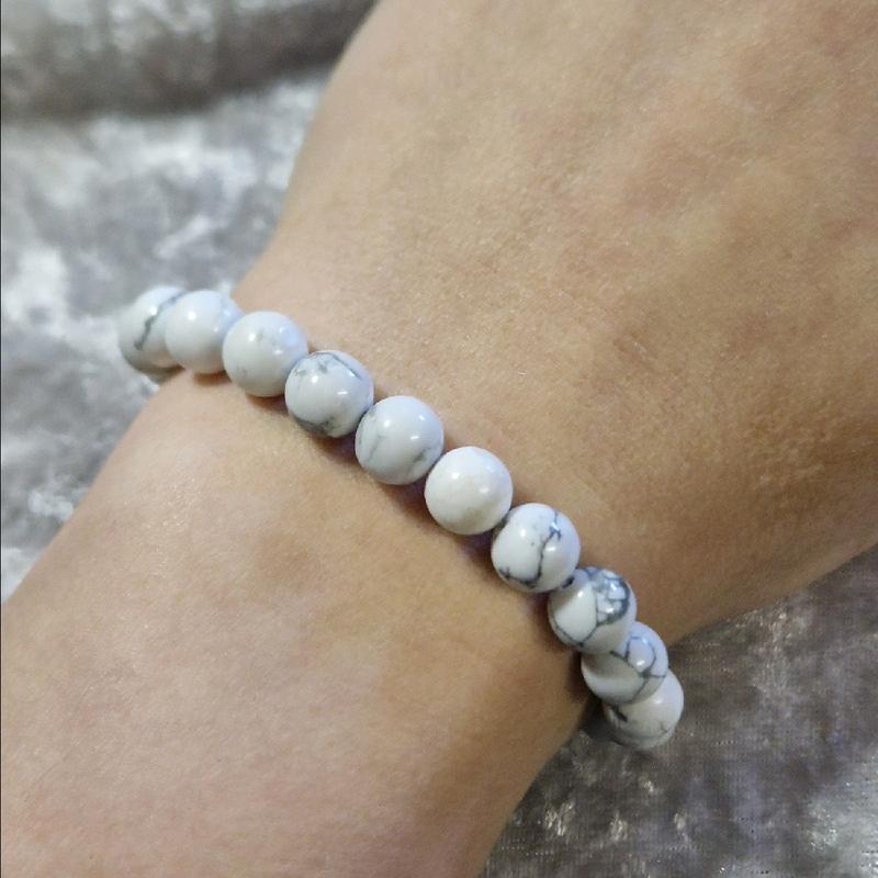 Howlite - Natural Crystal Chakra Bracelet for Balancing & Alignment 1