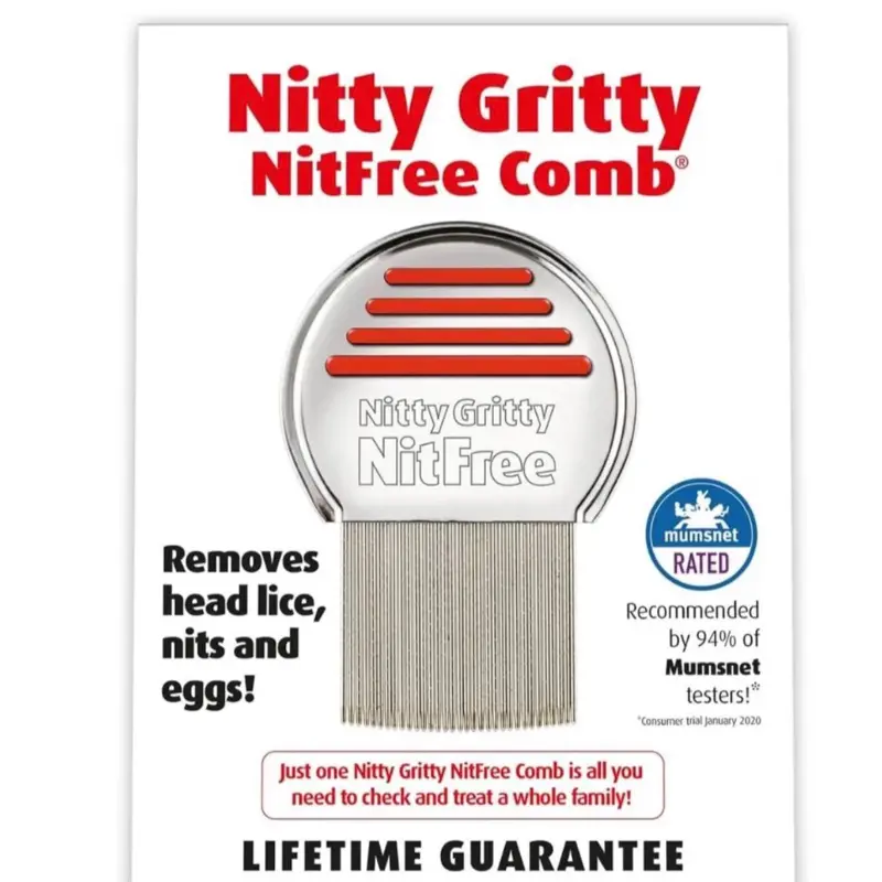 Nitty Gritty comb NitFree Headlice Comb Haircare new