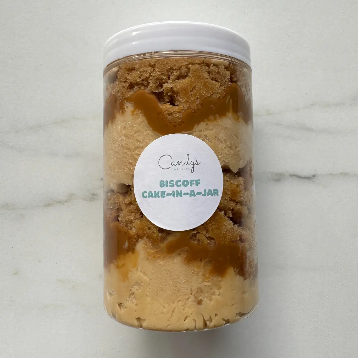 Biscoff Cake-in-a-Jar by Candy's Cupcakes