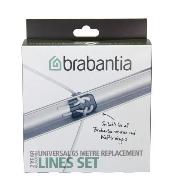 Brabantia 65m Replacement Washing Line Clothes Laundry Drying For Rotary Wallfix Accessories Plastic