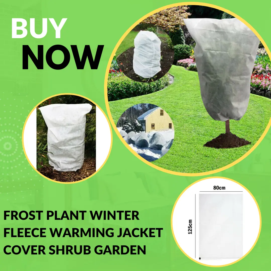 Frost Plant Winter Fleece Warming Jacket Cover Shrub Garden