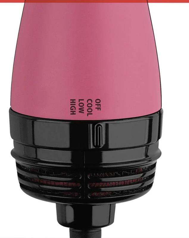 Revlon One-Step hair Dryer and Volumiser Rose Edition (One-Step 2 in 1 Styling tool Ionic and Ceramic Technology, Unique Oval Design for mid to Long Hairs) RVDR222VUkHair Dryer and Volumiser 2 in 1 Styling Tool Hot Air Styler Smooth Brush 5