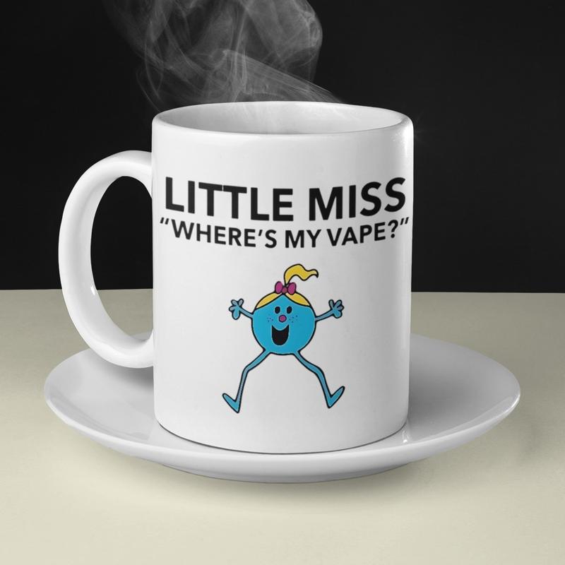 Little Miss Coffee and Tea Cup Mug - Stylish Ceramic Mug for Your Morning Drinks Drinkware Washable Tumbler teacup travels cups 2