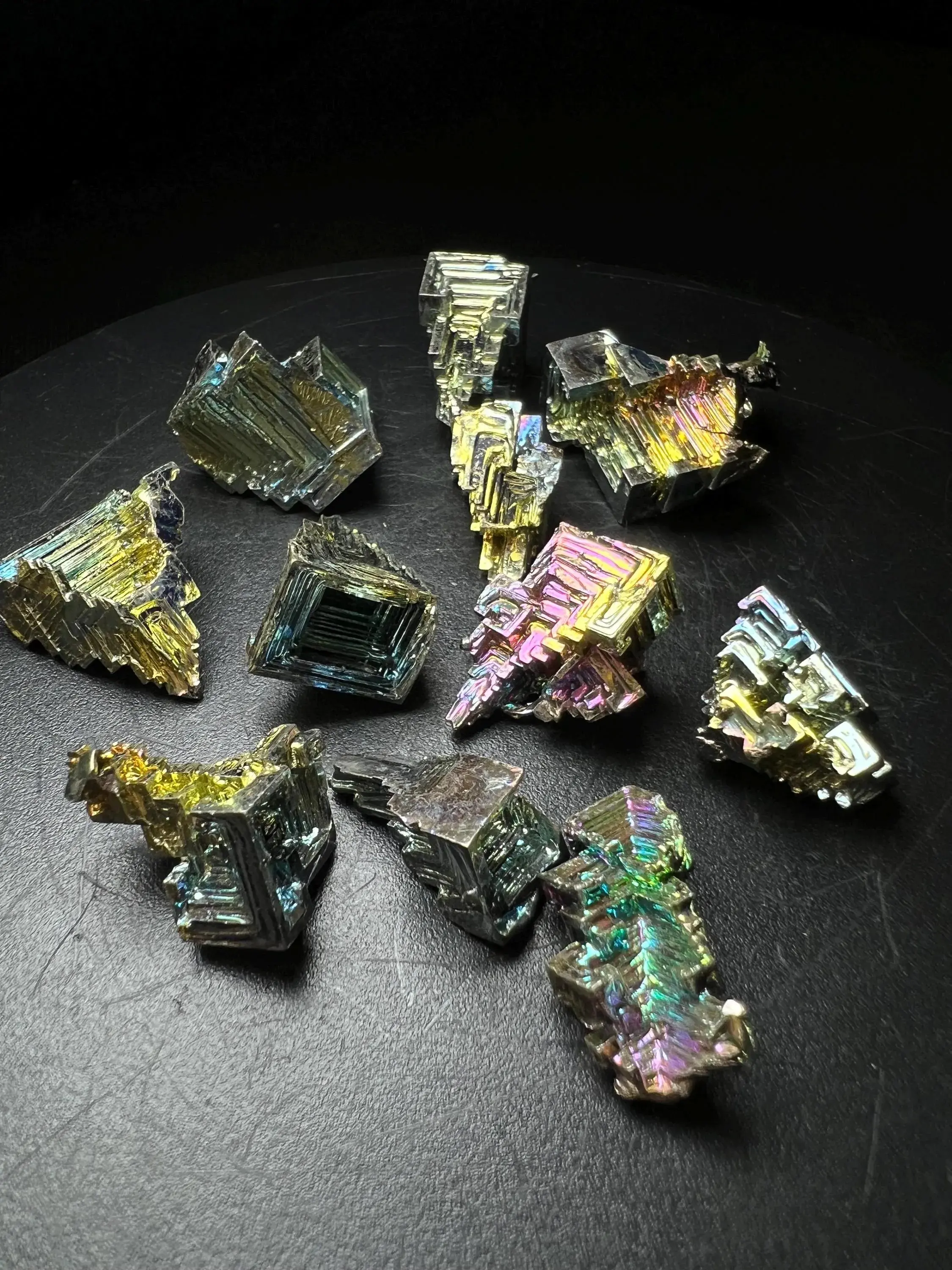 Rainbow Titanium Bismuth ore- Home Decor, crystal healing