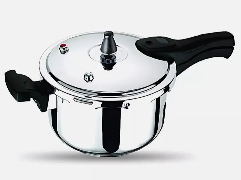 Stainless Steel Pressure Cooker Stove Top 3Ltr 18cm Fast Cooking 5-Layer Steamer