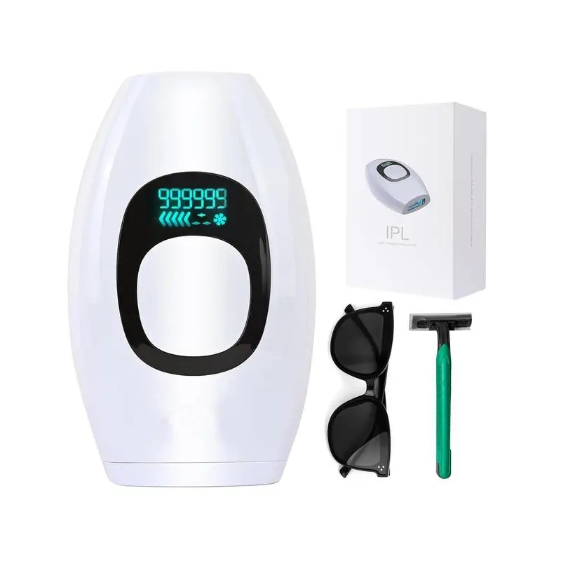 【UK Delivery】Laser Hair Removal At-Home for Women Men999,999 Flashes Painless IPL Hair Removal Deviceon Facial Legs Arms Bikini Line Comfort Silky iplhairremoval
