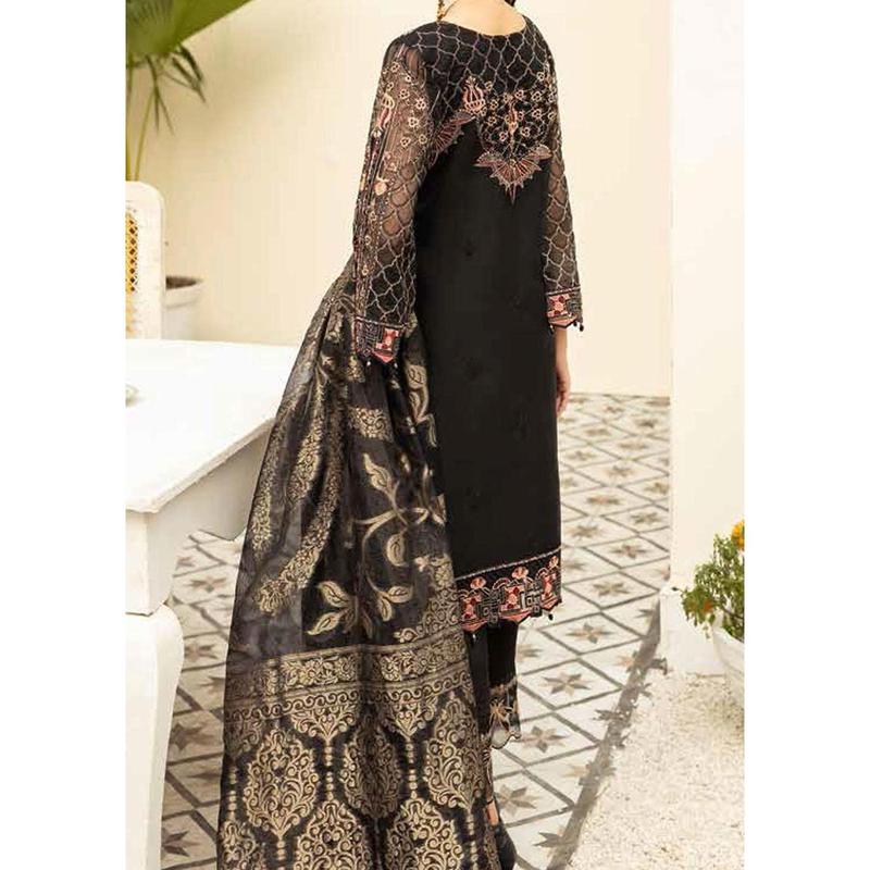 M-502 Readymade Minhal Organza Suit 1