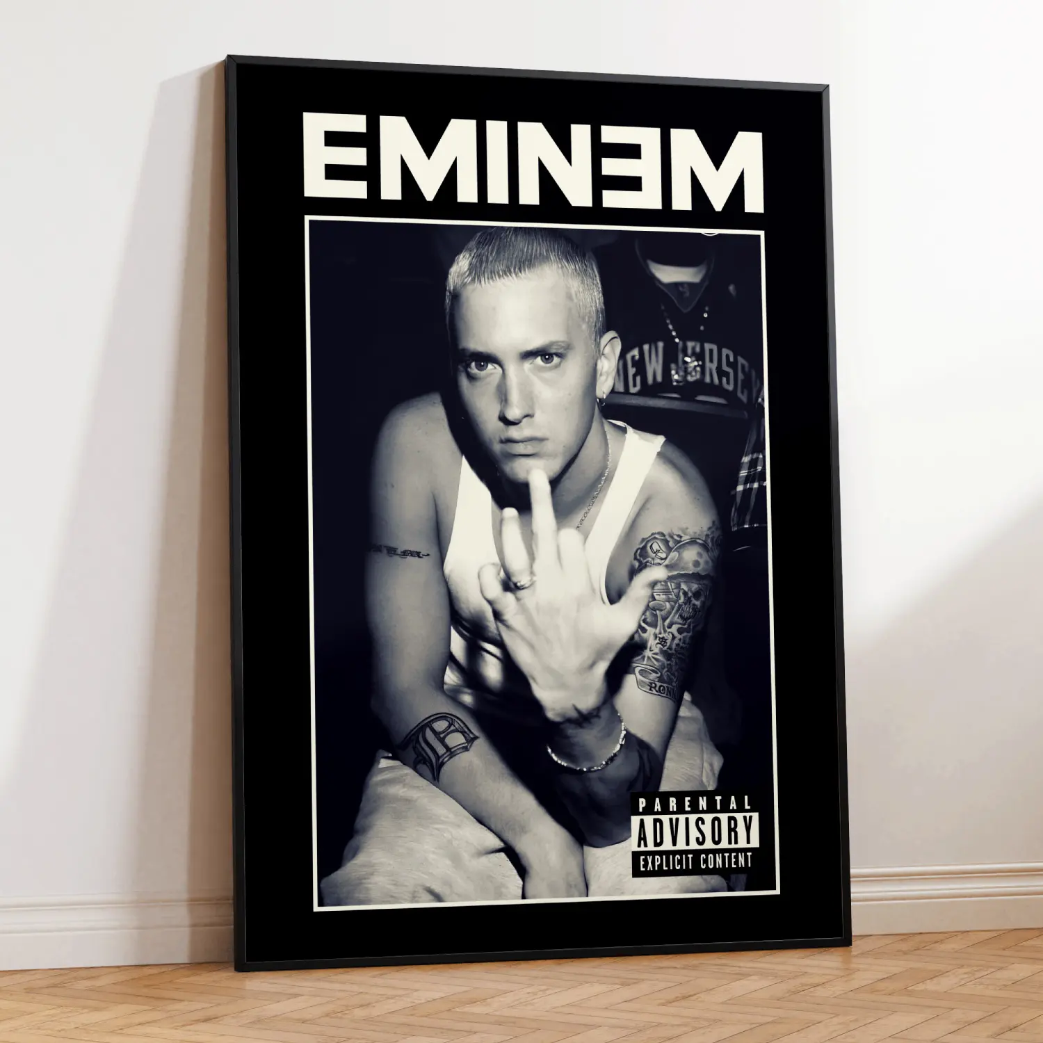 Eminem Poster | Slim Shady Music Gift | Marshall Mathers Wall Art | Rap Hip Hop A3 Music Print