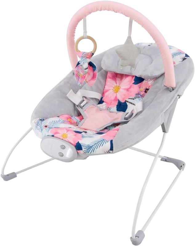 (147) LADIDA My First Baby Bouncer with Soothing Music and Vibration, Suitable for Newborns nuna  leaf  swing  chair nup  nup  high  chair baby  rocker baby  essentials crib babysleep  aid baby  cot 0