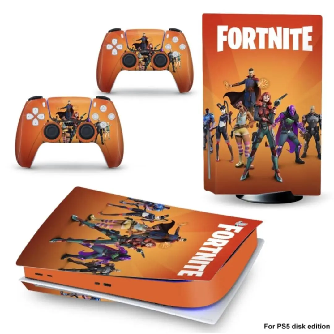 PS5 Disc Edition Console And Controller Skins