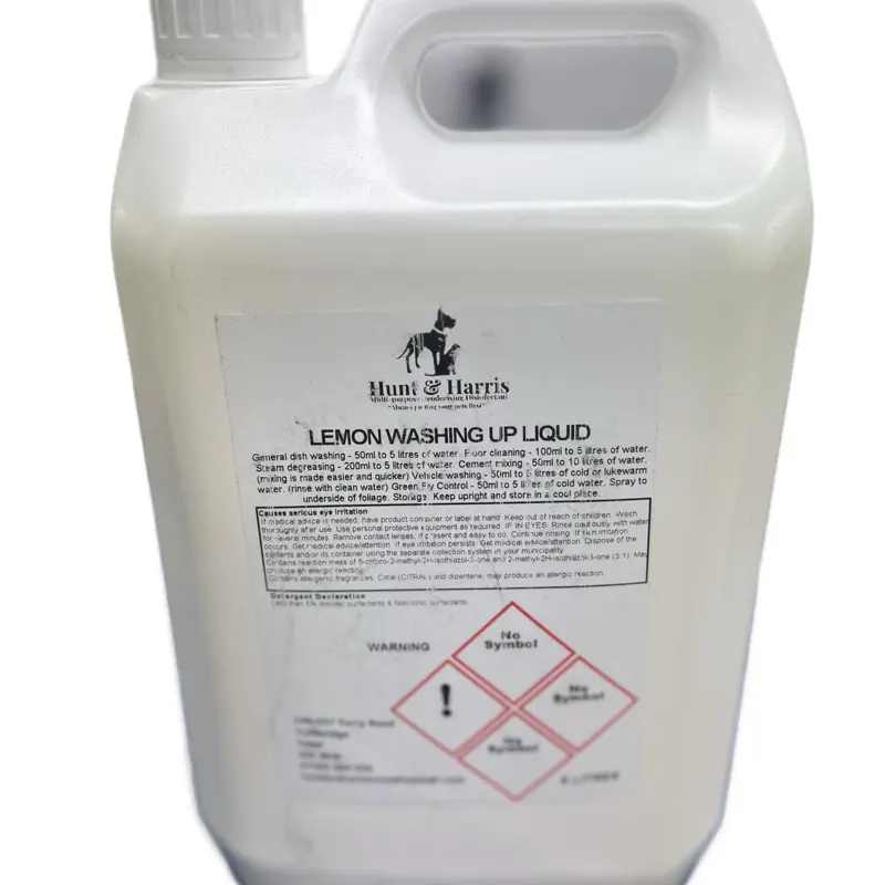 5L Scented Washing Up Liquid for Household Cleaning - Perfume