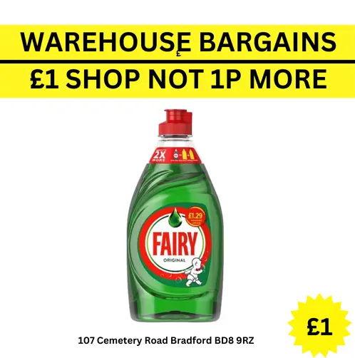 Fairy Original Washing Up Liquid Green with LiftAction 1 x 320ml