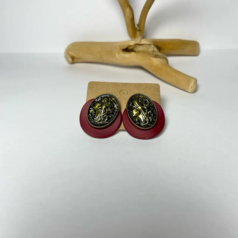 Folréa’s Goddess Medallion Earrings - Women's Accessory
