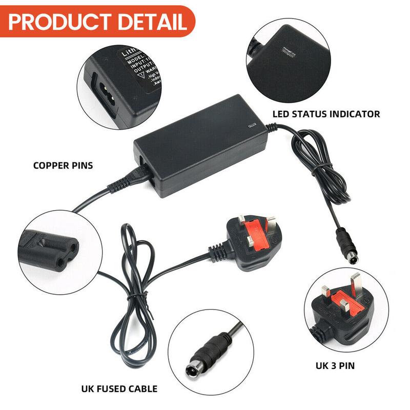 Product Introduction of Electric Scooter Battery Charger For Xiaomi Mi M365/Pro Aovo Pro AovoPro 42V 2A 10