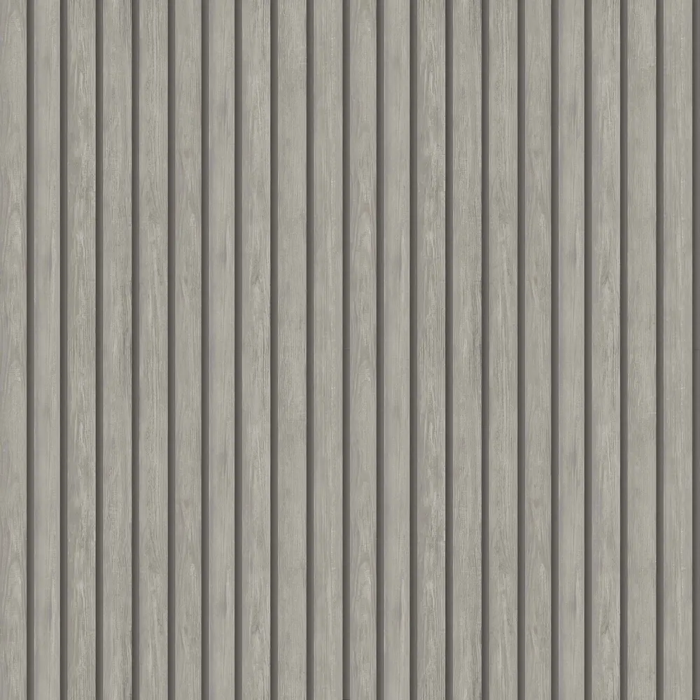 Holden Decor Wood Slat Grey Wallpaper 13133