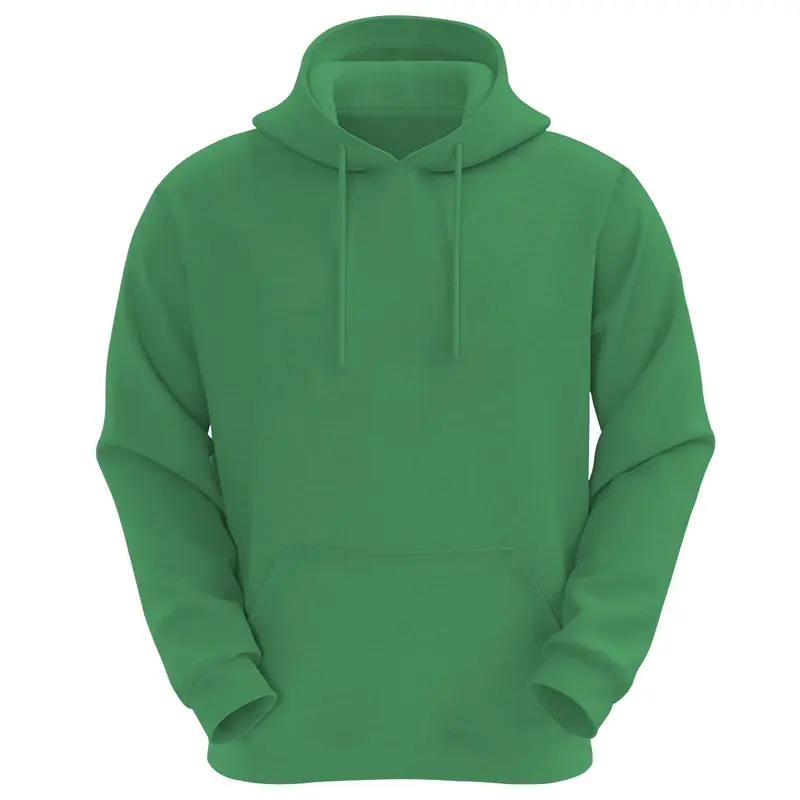 S-7XL Mens Hoodies Plain Pullover Hooded Jumpers Warm long Sleeve Top 1
