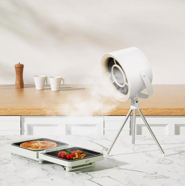 Compact Mini Exhaust Fan Cooker Hood for Small Kitchens – Portable Desktop Range Hood with Powerful Suction Technology 1