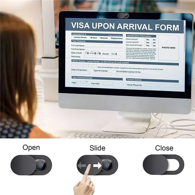 Webcam Cover Shutter – Slider Camera Cover for Tablets, Laptops, PCs & Mobile Devices 5