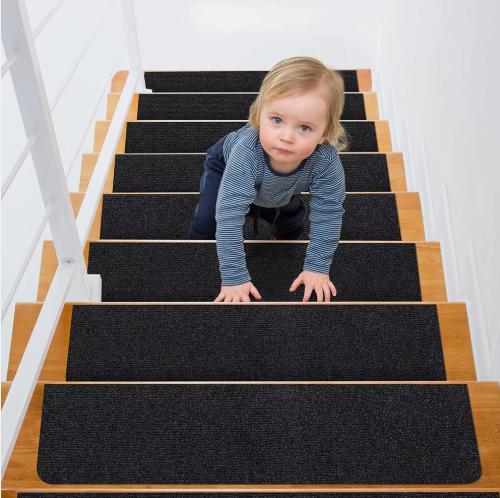 Product Introduction of 15 Packs Carpet Stair Treads Non-Slip Non-Skid Safety Rug Slip Resistant Kids 1