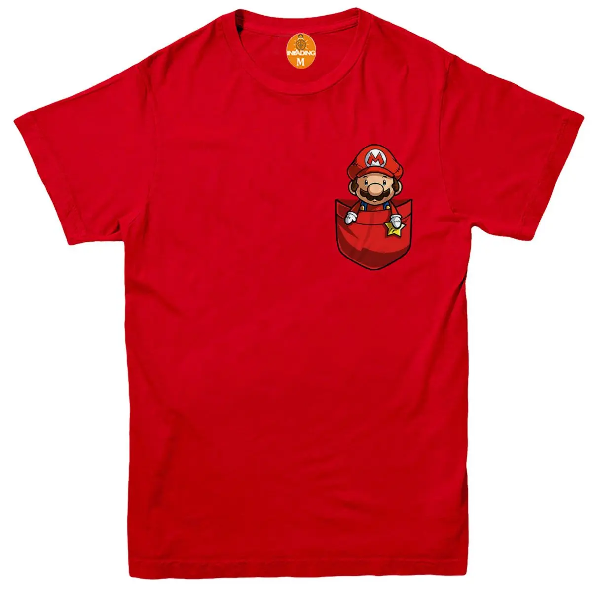 Boys T-shirt Super Mario Pocket Cartoon Kids Adults Tops & Shirt Gamming Retro