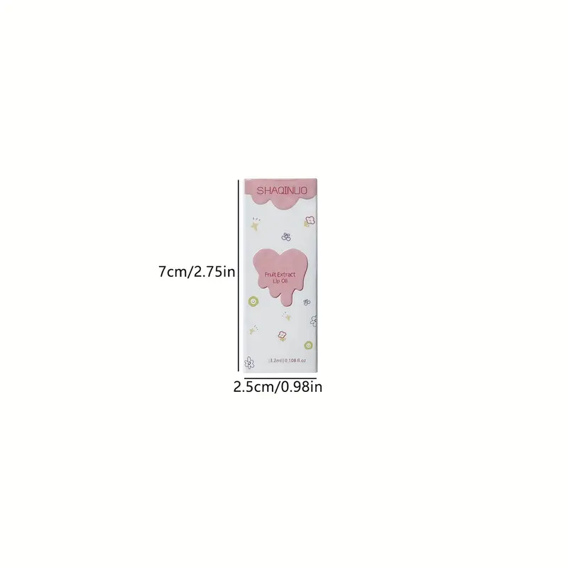 New Style 1pc Hydrating Fruit-Infused Lip Oil - Jelly Lip Gloss with Shimmer Finish, Lightens Fine Lines, for All Skin Types Valentine's Day Gift, Birthday Gift 4