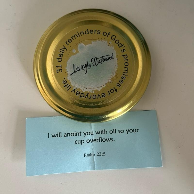 Positive Affirmation Scripture Jar - The Little Jar of Big Promises 5
