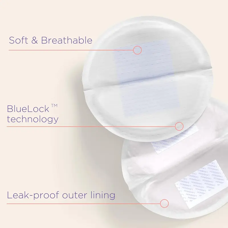 Disposable Breast Pads for nursing breastfeeding mothers, essential for hospital bag, thin super absorbent layers, discreet fit , 60 Count ( Pack of 1) | Free Shipping 3