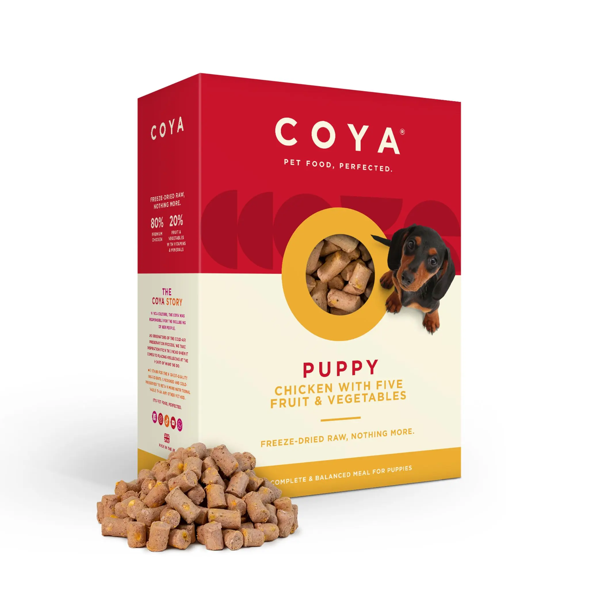 COYA Puppy Chicken Freeze-Dried Raw Main Meal 750g