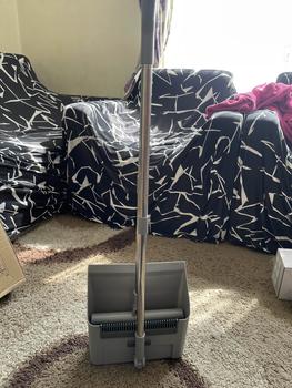 Product Review of Rotating Broom Set, 1 Set Including Broom, Foldable Dustpan and Floor Brush Set, Household Floor Cleaning Tool, Cleaning Products, Home Essentials from S**z 🇬**🏽 3