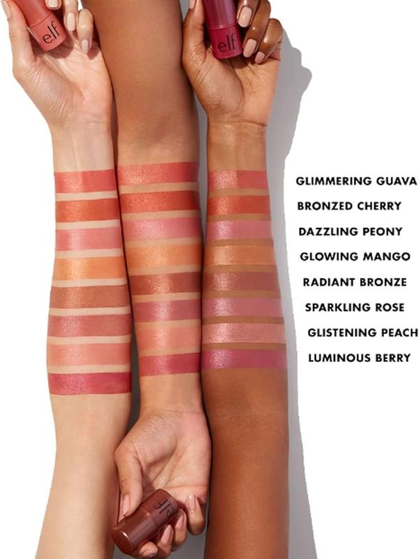 e.l.f., Monochromatic Multi-Stick Blush, Creamy, Lightweight, Versatile, Luxurious, Adds Shimmer, Easy To Use On The Go, Blends Effortlessly, Sparkling Rosé... 2