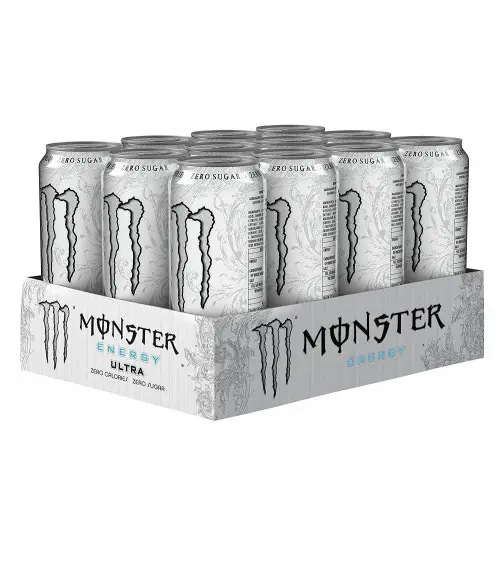 Monster Ultra White Mega Sale 12x500ml, 24x500ml Beverage Sport Energy Drink Flavor 3