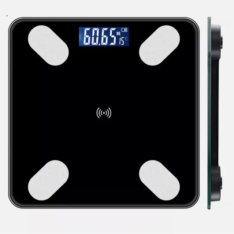 180KG BATHROOM BLUETOOTH GLASS SCALES BMI BODY FAT MONITOR WEIGHING IOS, ANDROID Healthcare Digital