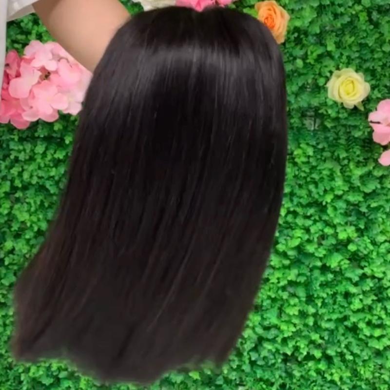 10in 4*4 Double Drawn Wig Straight Bob Wig - New Promotion 5