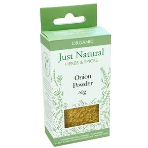 Just Natural Organic Onion Powder Box 50g