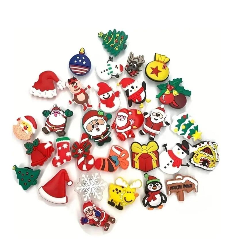 Product Introduction of Croc Charms £1 each cartoon fun or Christmas  join me on my live shopping at 10am each day to choose your charm 2