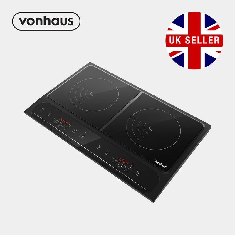 VonShef Dual Induction Hob 2800W【UK SELLER】 0