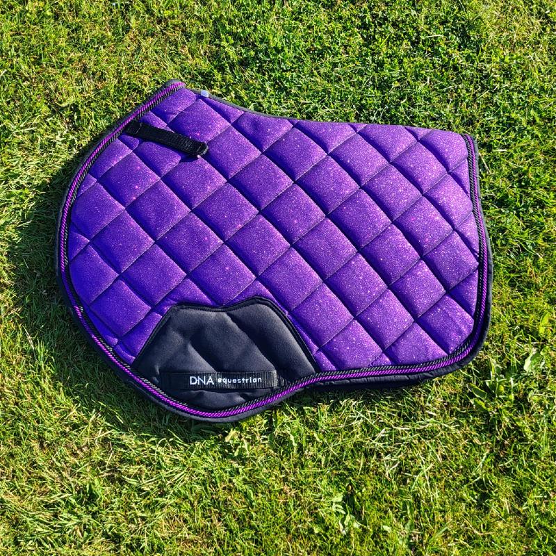 Green saddle pad and fly veil set equestrian 5