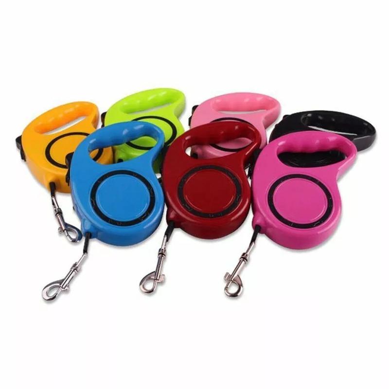 Premium Retractable Extendable Dog Training Lead Leash - 3m and 5m Length Options, Ideal for Training and Walking Pets. Durable, Comfortable Grip Handle, Perfect for Small, Medium, and Large Dogs. Extendable Design for Flexibility and Control 3