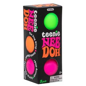 Teenie Needoh Sensory Stress Ball Fidget Toy Pack of 3 ( Colours Vary , One Sent At Random ) s tim