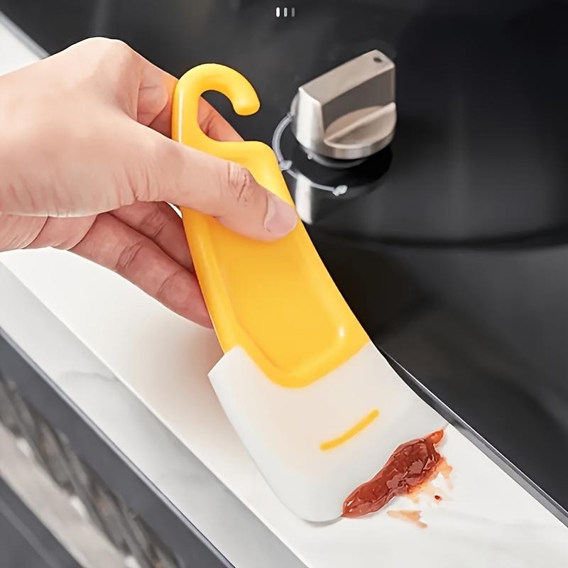 1pc Silicone Kitchen Scraper, Non-Stick, Heat-Resistant, Easy to Clean, No Electricity Needed, Ideal for Cooking & Baking 5