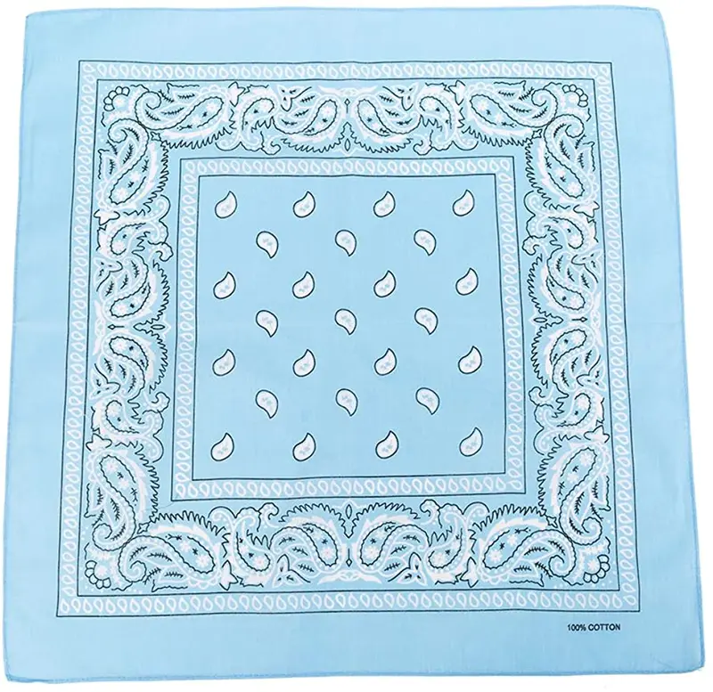 World of Shawls Cotton Paisley Bandanas Headband Scarf Print, Fashion Hair Accessory, Sports, Multifunctional 0