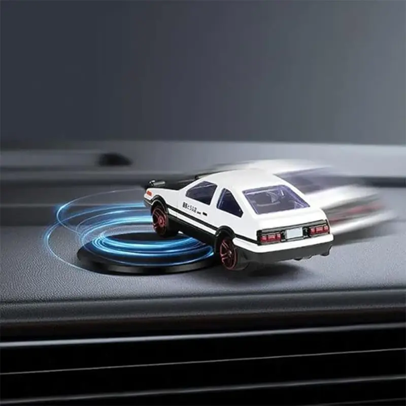 Dash Drift Car Ornament, McQueen Lighting Car Dashboard Drift Car, Drift Car for Dashboard, Metal Dashboard Decoration, Interior Decoration, Ideal Gift for Car Lovers 2