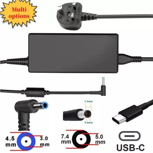 Product Introduction of For HP Laptop/PC Charger AC Adapter Power Supply + Cable Cord 45W 65W 90W 5