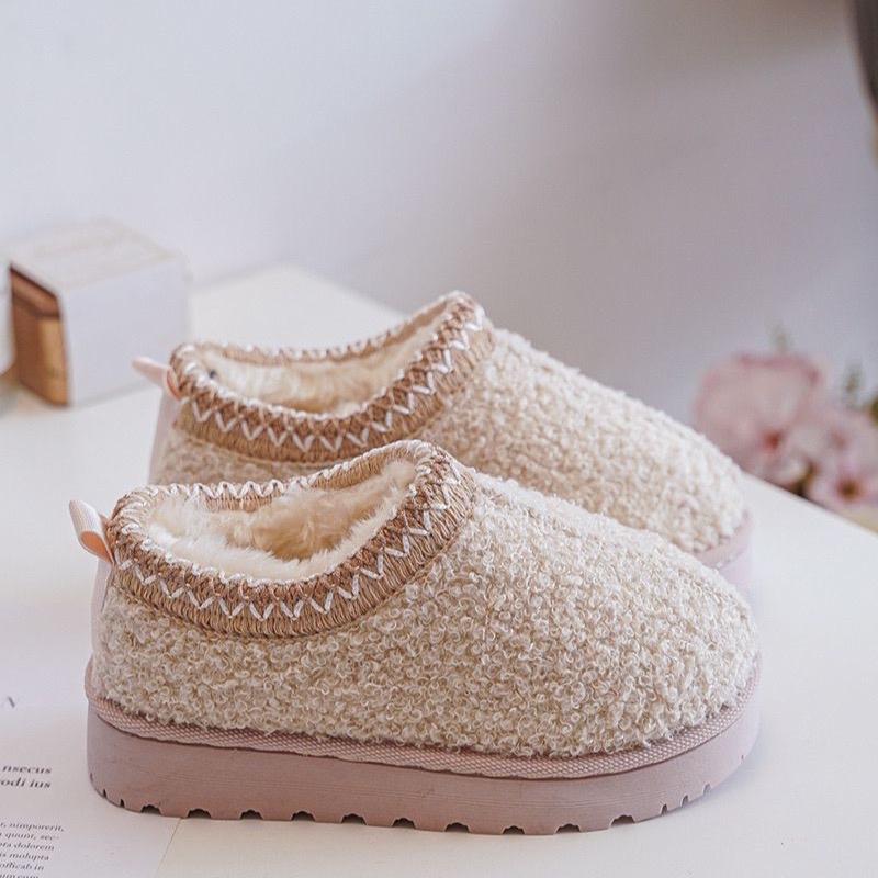 Ginger Ivy FLEECE texture fashion slipper shoe for KIDS and ADULTS(20211), Kids Winter Shoes, Kids Daily Shoes, Child's Fashion Shoes 2