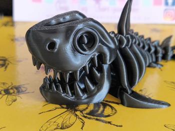 Product Review of 3D printed Sea creature, Skeleton Shark figurine - available in Full size only from E**u 0