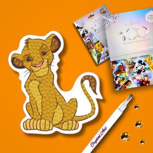 SIMBA - Disney D100 Crystal Art Single Sticker - 051