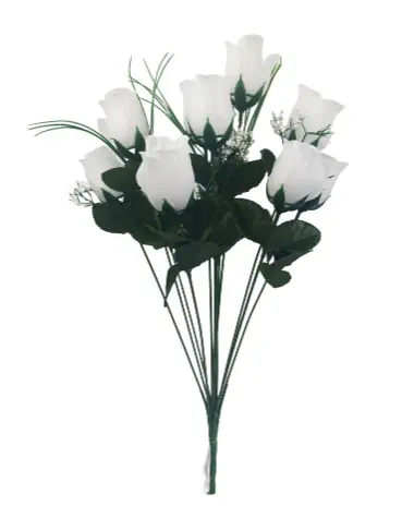12 Head Rose Bud - 8 colours - Universal Flower