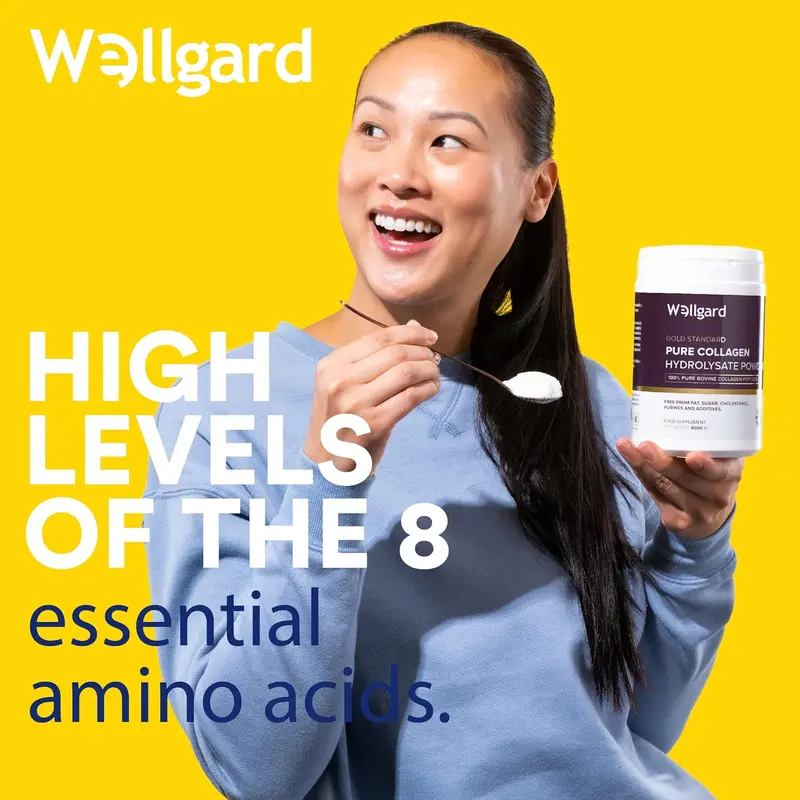 Wellgard Gold Standard Bovine Collagen Peptides Powder – High in 8 Essential Amino Acids, Halal & Kosher Collagen Supplement 5